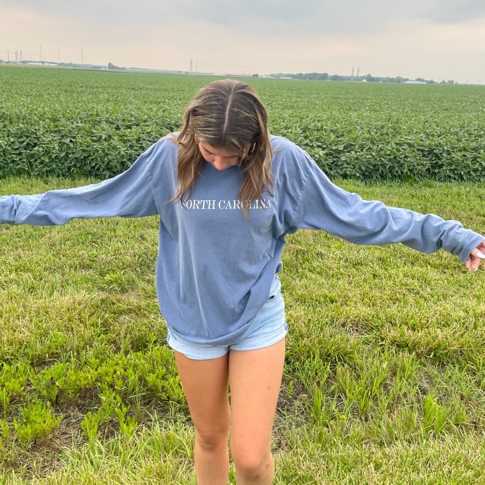 Blue North Carolina Crewneck Extra Large